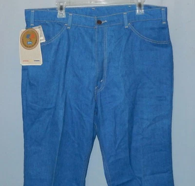 Nuevos Jeans Vintage Levis 547 Dead Stock Azul Talla 37 X 31 Hechos EE. UU. 1984 Juegos Olímpicos Foto 1 de 4