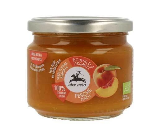 ALCE NERO SPA Composta Di Pesche Biologica Alce Nero 270g
