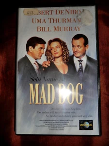 Sein Name ist Mad Dog Robert De Niro Bill Muray Uma Thurman VHS Universal Video - Imagen 1 de 3
