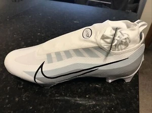 Nike Vapor Edge Pro 360 Football Cleats Size 13 White / Black / Metallic Silver - Picture 1 of 6