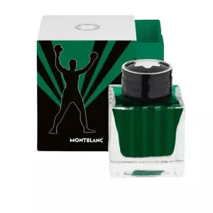 Montblanc Fountain Pen Ink 50ml Great Characters Muhammad Ali Green 130298 - Picture 1 of 2