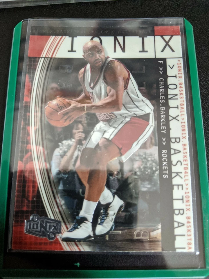 1999-00 UD Ionix Houston Rockets Basketball Card #19 Charles Barkley  - Image 1 of 2
