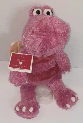 Hallmark Bernice Pink Dragon Plush Sings Wings Flap Tag Musical Stuffed Animal  - Image 1 of 4