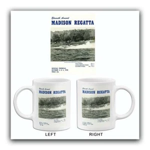 1958 Madison Regatta Boat Race - Madison Indiana - Programm Cover Tasse - Bild 1 von 3
