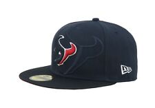 New Era 59Fifty Men Women Cap Houston Texans Navy Blue On Field Team Fitted Hat