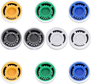 10Pcs Shower Flow Reducer Limiter, Gpm 1.5 1.8 2.0 2.5 3.0 Shower Head Flow Rest - Picture 1 of 12