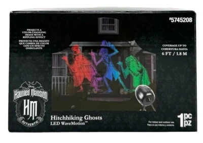 Disney Mansión Embrujada Autoestop Fantasmas LED Movimiento de Onda Proyección Foco Foto 1 de 4