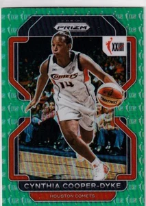 2022 Panini WNBA Prizm Green Refractor #160 Cynthia Cooper-Dyke - Picture 1 of 1