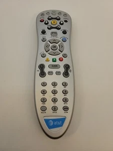 CONTROL REMOTO ORIGINAL OEM AT&T U-VERSE PLATEADO RC1534801/00 PROBADO FUNCIONA - Imagen 1 de 5