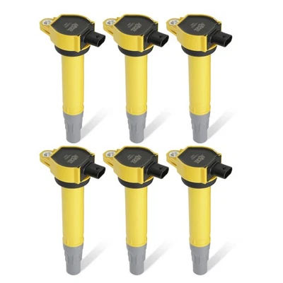 ACCEL 140502-6 SuperCoil Ignition Coil - Yellow - 6-Pack - Image 1 of 4