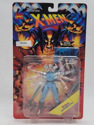 漫威 X 战警入侵系列 SPIRAL 可动人偶 5 英寸玩具 Biz 1995 — 第 1/4 张图片