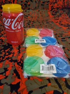 8 Pcs Soda Can Topper/Cover for Canned Beverage Factory Sealed Free Shipping - Picture 1 of 4