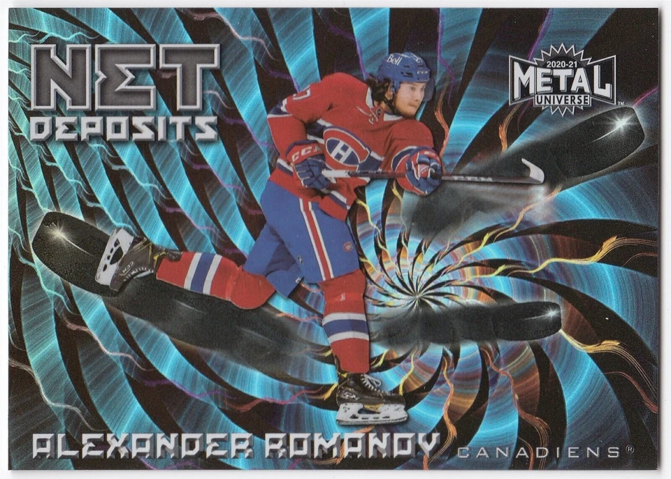 2020-21 Upper Deck Skybox Metal Universe Net Deposits ALEXANDER ROMANOV #ND-5 RC - Image 1 of 1