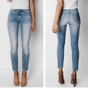IMOGENE + WILLIE Women’s Light Wash Imogene Slim Skinny Jeans Size 27 Handmade - Picture 1 of 6