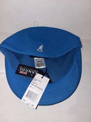 KANGOL TROPIC 504 VENT AIR STRETCH HAT MENS MEDIUM IVY BLUE NEW 21256006 - Image 1 of 2