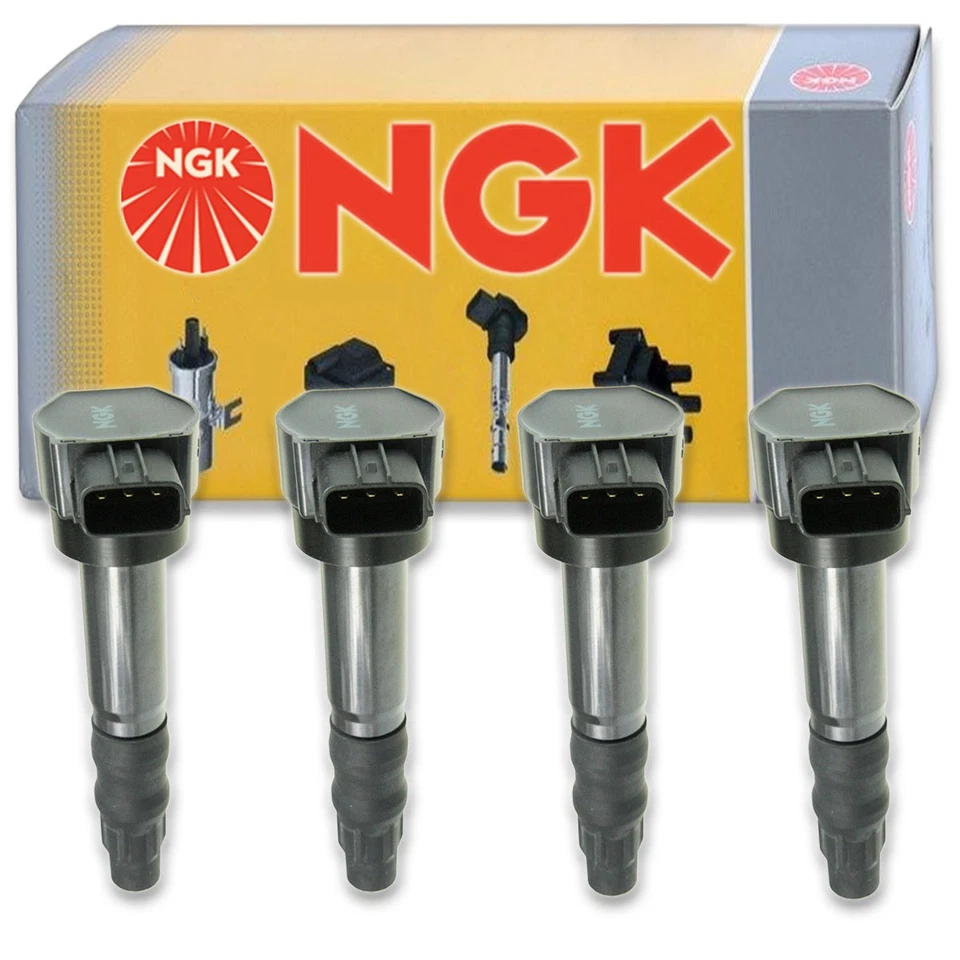 Bobina de encendido NGK de 4 piezas para Mitsubishi Eclipse 2006-2012 2,4 L L4 - Spark fv Foto 1 de 4