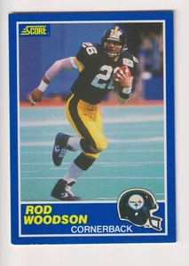 1989 Score #78 Rod Woodson RC Pittsburgh Steelers - Picture 1 of 2