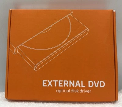 External DVD Optical Disk Driver Plug & Play USB Interface Compatible PC Laptops - Image 1 of 3