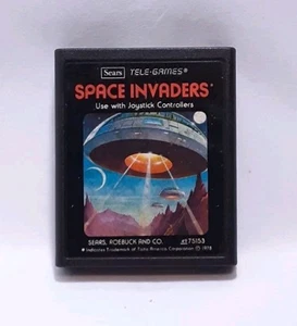 Cartucho de juego Space Invaders Tele-Games Atari sin probar - Imagen 1 de 4