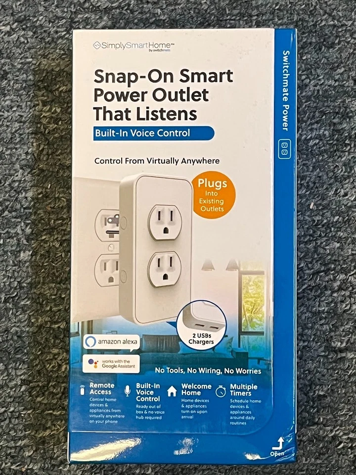 Toma de corriente inteligente Snap-On que escucha de Switchmate Foto 1 de 4