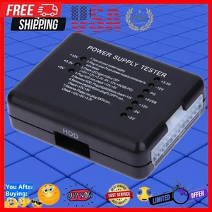 Złącze dysku twardego SATA i Molex z testerem zasilania obudowy 20/24 pin do komputera - Zdjęcie 1 z 5