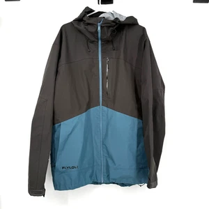 Chaqueta Flylow Knight Para Hombres XL Azul Negro Con Capucha Esquí Impermeable Concha Lluvia Caminata - Imagen 1 de 17