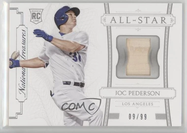 2015 Panini National Treasures All-Star /99 Joc Pederson #2 Rookie RC - Image 1 of 2
