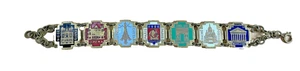 Vintage Emaille Paris Souvenir Armband - Bild 1 von 2