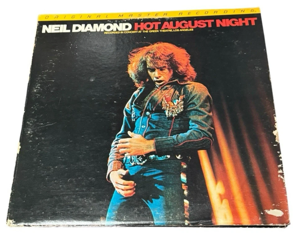 Neil Diamond Hot August Night Original Master Recording Two LP Set MFSL2-2024 - Image 1 of 4
