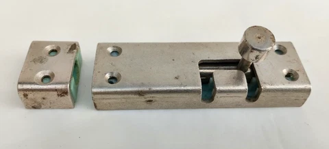 Gate Door Latch Hasp Barn Lock Antique Farm Wrought Paddle Iron Garden Antique Cover
