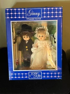 2 MUÑECAS GINNY VINTAGE, 8" POSABLES, NOVIA Y NOVIO CON CAJA ORIGINAL - Imagen 1 de 11