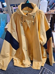 Vintage Outer Banks Crew Jacket Yellow Navigator Sailing 2XL Excellent Condition - Picture 1 of 7
