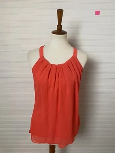 Banana Republic Women's Coral Tank Blouse Size Small S - Picture 1 of 8