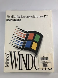 vintage Microsoft Windows 3.1 User's Guide Brand New Sealed F7.2 - Picture 1 of 3