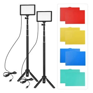 2pcs USB Video Kit Photography 3200K-5500K 120pcs K2G7 - Picture 1 of 9