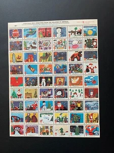 1977 sheet - US Christmas Seals/Stamps OG Mint never hinged - Picture 1 of 1