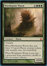 Worldspine Wurm Return to Ravnica NM Green Mythic Rare CARD (244272) ABUGames