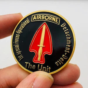 US Military Army The Unit Airborne Commemorative Challenge Coin - Picture 1 of 4