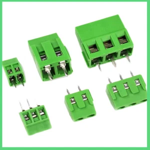Green PCB Terminal Block Connector 5.08mm /3.81mm /2.54mm Pitch 2PIN 3PIN - Picture 1 of 9