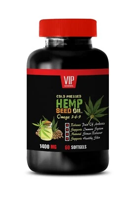 hemp oil for pain - Hemp Seed Oil 1400mg (1) - ALA supplement for weight - Image 1 of 4