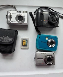 Digital Camera Lot- Kodak, Polaroid, Traveller And Pentax - Picture 1 of 5