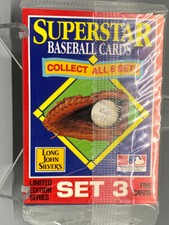 1990 Starline Long John Silvers Factory Packaged Baseball Card Set #3