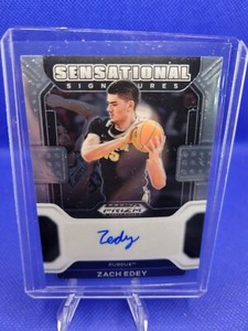 ZACH EDEY - 2022-23 Panini Prizm Draft Picks Sensational Signature AUTO ROOKIE 