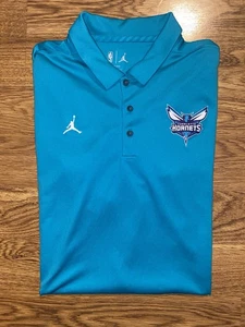 Nike Jordan Dri Fit Charlotte Hornets Herren Poloshirt Größe XL - Bild 1 von 5