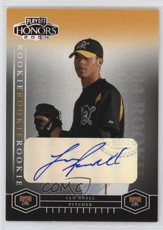 2004 Playoff Honors Rookie /800 Ian Snell #239 Rookie Auto RC - Image 1 of 2