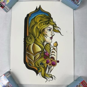 Kryptik tcg Poker Charlie 1/1 Painting by Casey Savage 11x17 - Picture 1 of 5