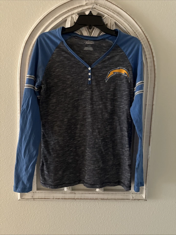 Camiseta de fútbol Chargers para mujer talla grande Foto 1 de 4