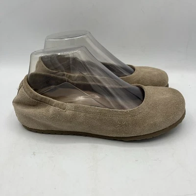 Birkenstock Celina Gamuza Ballet Zapatos Cómodos Para Mujer Talla 6 Beige Foto 1 de 4
