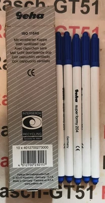 5 Stück Geha Super formy 204 blau #273003 Org/Neu - Bild 1 von 3