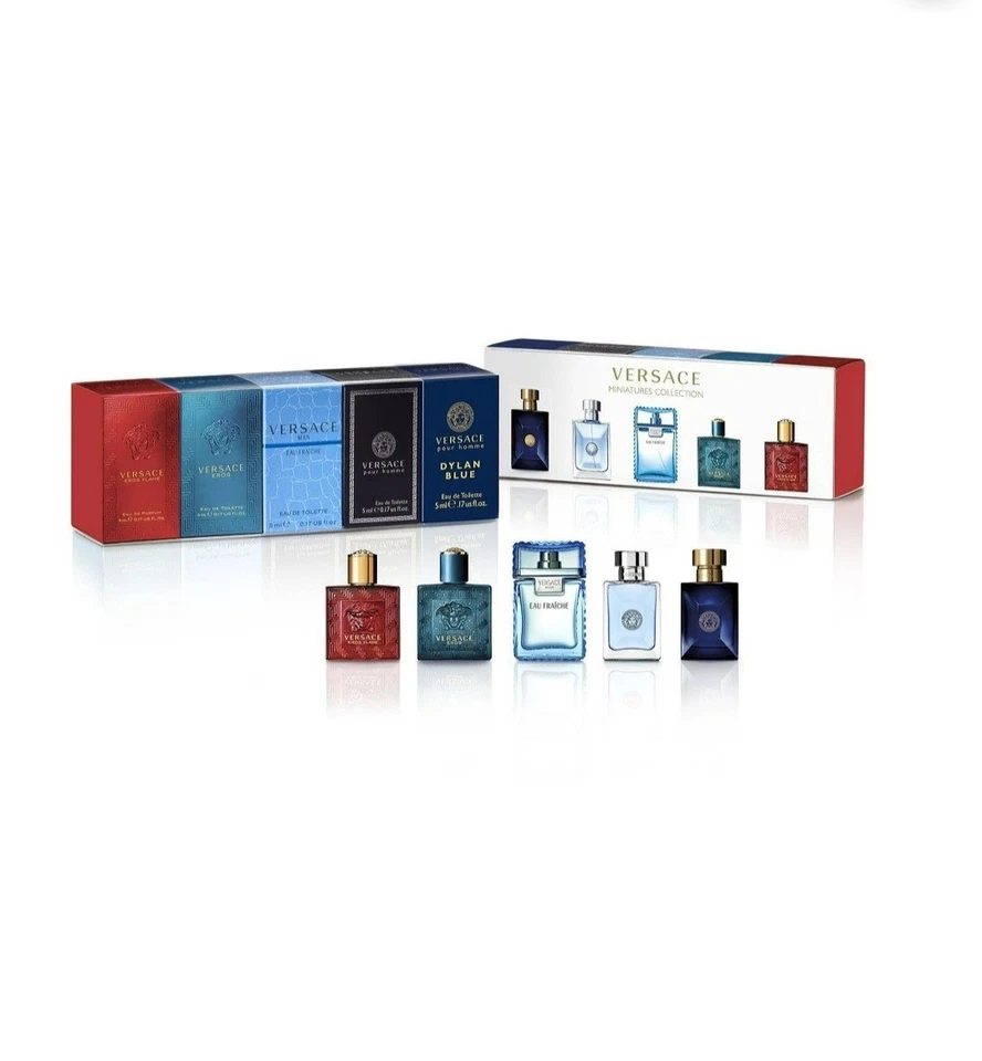 Versace Men's Fragrances Gift Set - 5 Pack